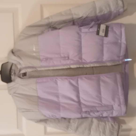 Eddie Bauer Girls' Lavender Classic Down Jacket New with Tags Size Medium 10-12 - Picture 6 of 6